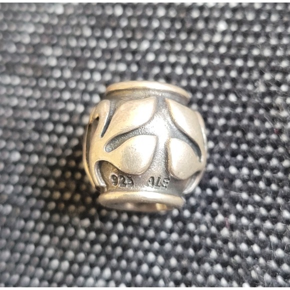 Pandora Friendly Florets Charm Spacer Retired 290493 ALE 925 Sterling Silver - Picture 1 of 5